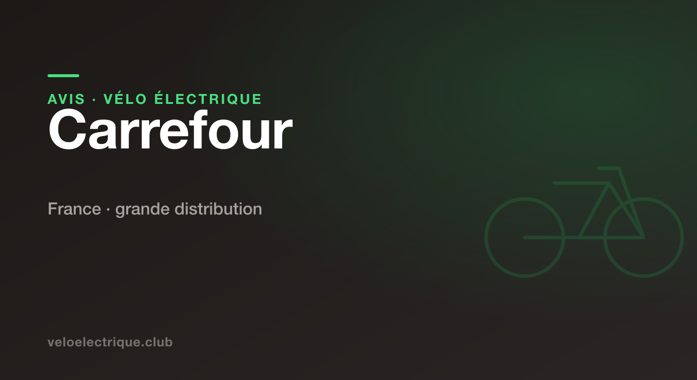 Vélo électrique Carrefour : avis et prix 2026, bonne affaire ?