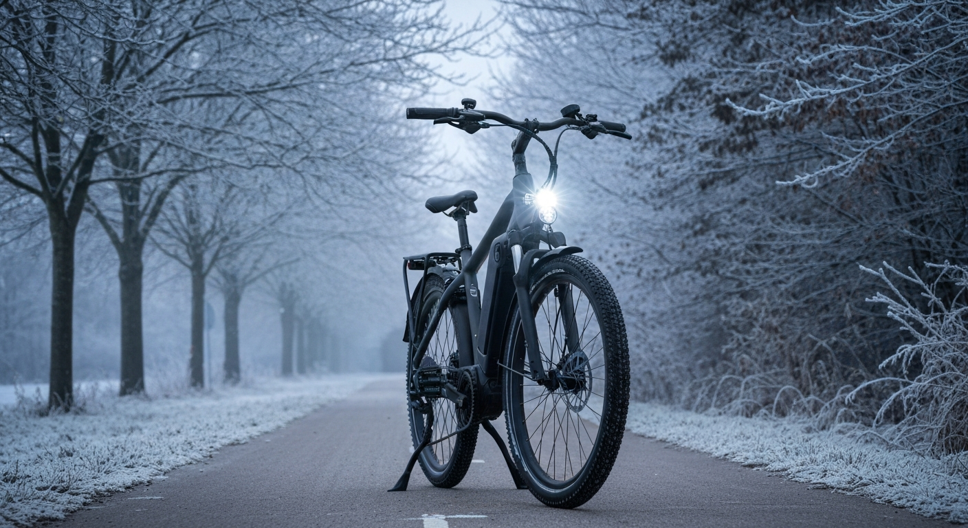 Rouler en hiver en vélo électrique : l'équipement indispensable