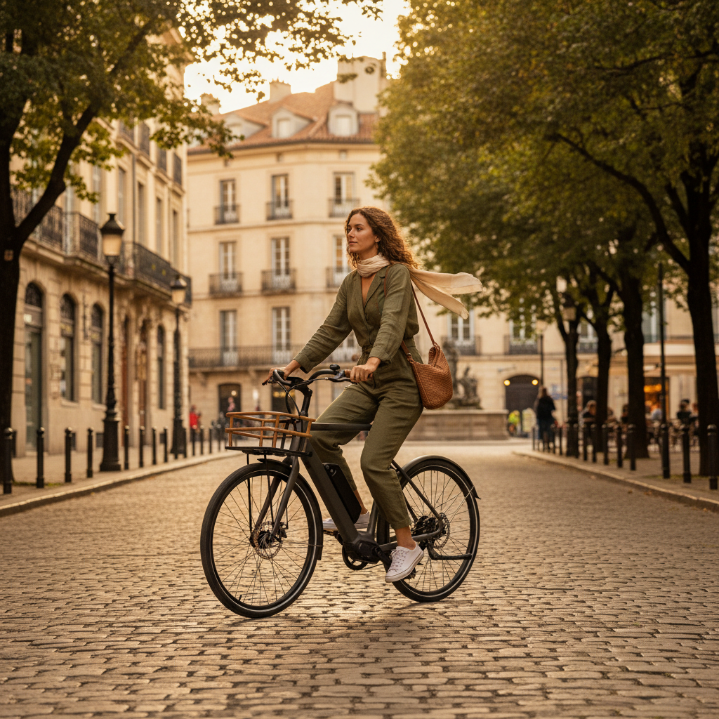 Vélo électrique en ville